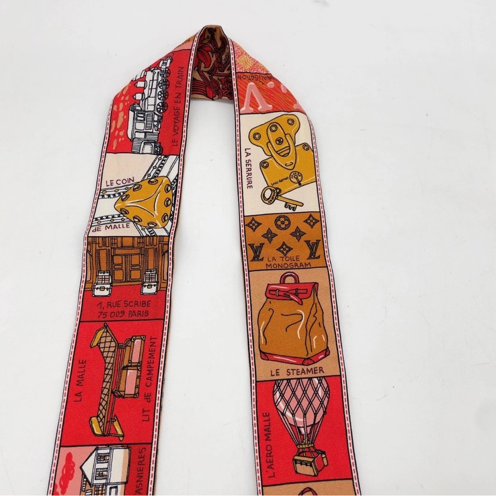 Louis Vuitton twilly neck scarf purse charm - Picture 9 of 13